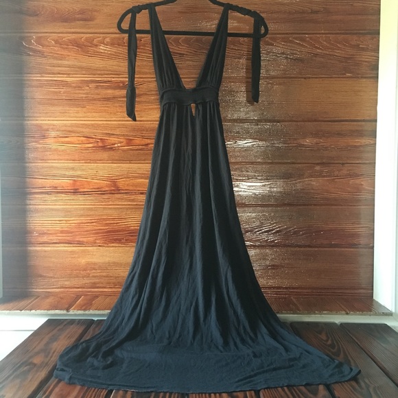 ASOS Dresses & Skirts - ASOS Black Halter Maxi Dress Size 0